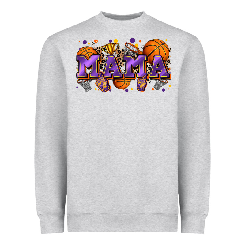 Mama Basketball Heavyweight Sweatshirt by Zillion Design Studio | Teevron