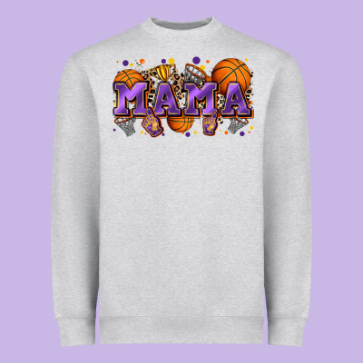 Mama Basketball Heavyweight Sweatshirt Designed By Zillion Design Studio