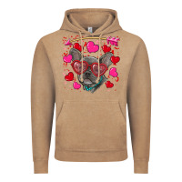 Vintage Coffee valentine's day french bulldog puppy Vintage Hoodie - RanaPortraitStore