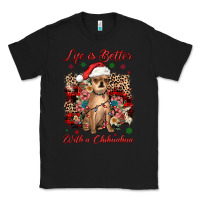 Black christmas life is better with a chihuahua Classic Tee - JahusDesignShop