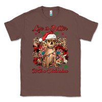 Chestnut christmas life is better with a chihuahua Classic Tee - JahusDesignShop