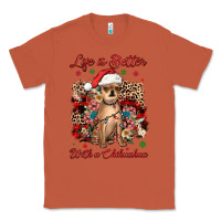 Copper christmas life is better with a chihuahua Classic Tee - JahusDesignShop