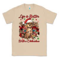 Mushroom christmas life is better with a chihuahua Classic Tee - JahusDesignShop