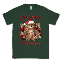 Sports Green christmas life is better with a chihuahua Classic Tee - JahusDesignShop
