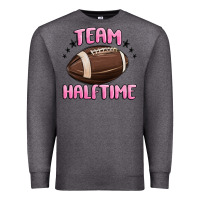 Charcoal Heather team halftime football Premium Sweatshirt - MaliasSmallBusiness