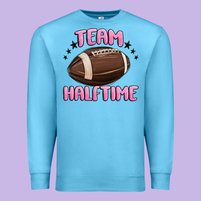 Team Halftime Football Premium Sweatshirt Designed By Maliassmallbusiness