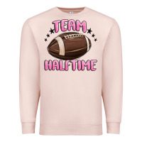 Pale Pink team halftime football Premium Sweatshirt - MaliasSmallBusiness