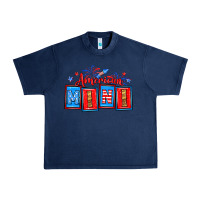 Navy American mini Urban Heavy Tee - Neo Western