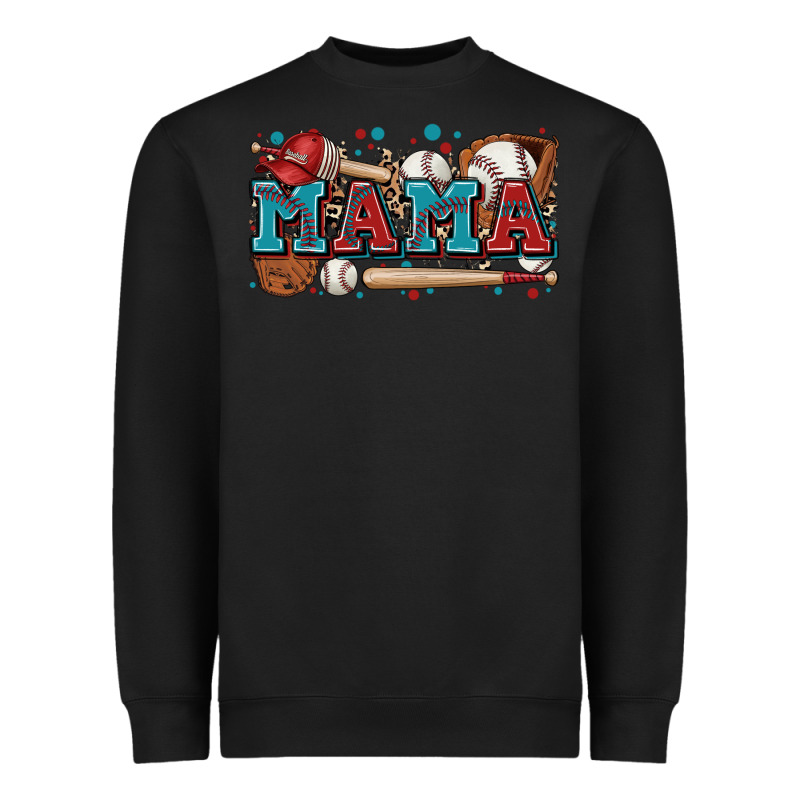 Mama Baseball Heavyweight Sweatshirt by Zillion Design Studio | Teevron