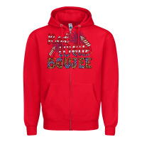 Red red white boujee Zipper Hoodie - Artiststas