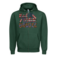 Sports Green red white boujee Zipper Hoodie - Artiststas