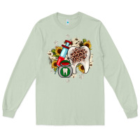 Matcha Christmas dental sunflower Long Sleeve Tee - JahusDesignShop