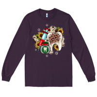 Plum Christmas dental sunflower Long Sleeve Tee - JahusDesignShop