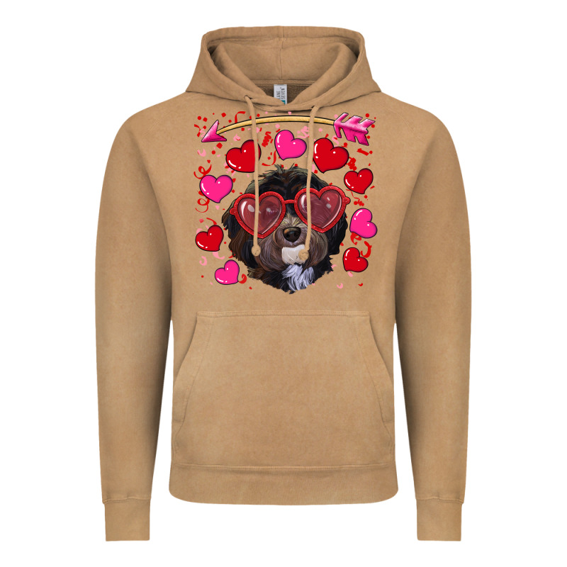 Valentine's Day Havanese Dog Vintage Hoodie by RanaPortraitStore | Teevron