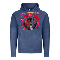 Vintage Denim valentine's day havanese dog Vintage Hoodie - RanaPortraitStore