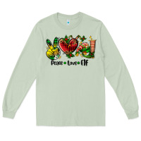 Matcha peace love  elf Long Sleeve Tee - AdoDesignShop