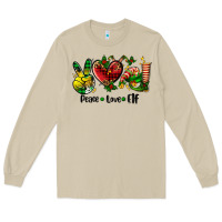 Mushroom peace love  elf Long Sleeve Tee - AdoDesignShop