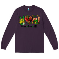 Plum peace love  elf Long Sleeve Tee - AdoDesignShop
