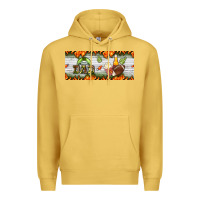 Antique Gold football dad Premium Hoodie - BundleAndBundleShop