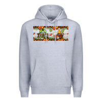 Heather Grey football dad Premium Hoodie - BundleAndBundleShop