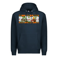 Navy football dad Premium Hoodie - BundleAndBundleShop