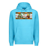 Ocean Blue football dad Premium Hoodie - BundleAndBundleShop