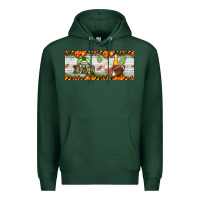 Sports Green football dad Premium Hoodie - BundleAndBundleShop