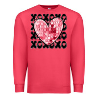 Cardinal xoxo heart valentine's day Premium Sweatshirt - MaliasSmallBusiness