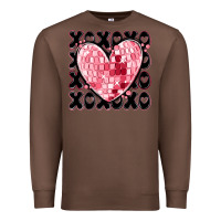 Chestnut xoxo heart valentine's day Premium Sweatshirt - MaliasSmallBusiness