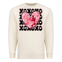 Sandshell xoxo heart valentine's day Premium Sweatshirt - MaliasSmallBusiness