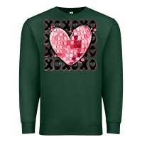 Sports Green xoxo heart valentine's day Premium Sweatshirt - MaliasSmallBusiness