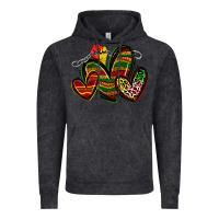 Vintage Black juneteenth hearts Vintage Hoodie - Zillion Design Studio