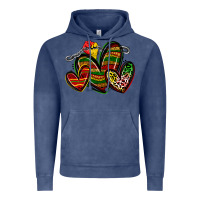 Vintage Denim juneteenth hearts Vintage Hoodie - Zillion Design Studio