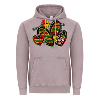 Vintage Zinc juneteenth hearts Vintage Hoodie - Zillion Design Studio