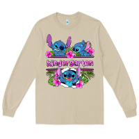 Mushroom preview flower stitch kindergarten Long Sleeve Tee - AdoDesignShop