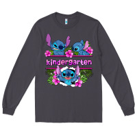 Smoke preview flower stitch kindergarten Long Sleeve Tee - AdoDesignShop