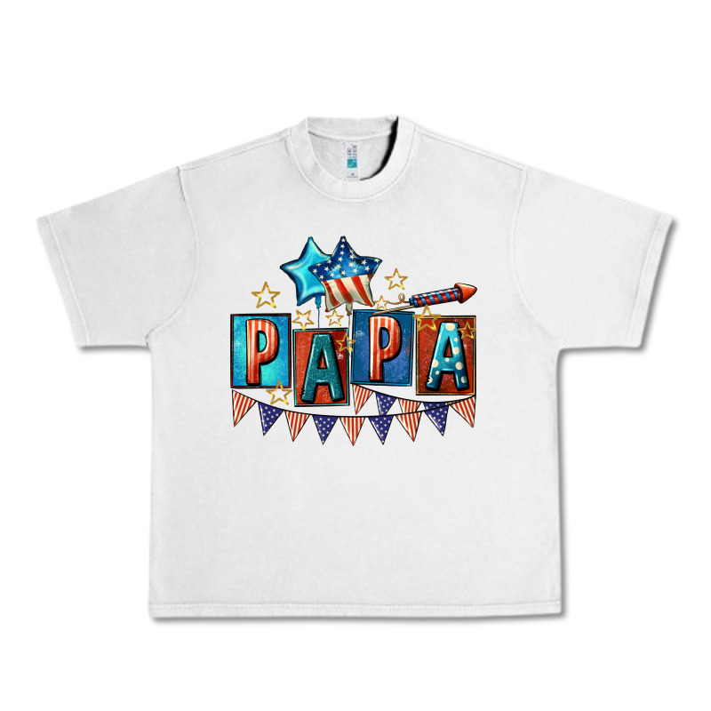 American Papa 4th Of July Urban Heavy Tee by CowGirlArtShop | Teevron