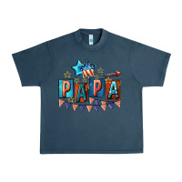 Midnight Navy American Papa 4th of july Urban Heavy Tee - CowGirlArtShop