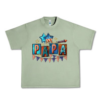 Oil Green American Papa 4th of july Urban Heavy Tee - CowGirlArtShop