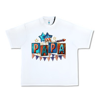 White American Papa 4th of july Urban Heavy Tee - CowGirlArtShop