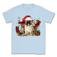 Dusty Blue christmas joy pug Classic Tee - JahusDesignShop