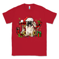 Red christmas joy pug Classic Tee - JahusDesignShop