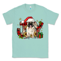 Seafoam christmas joy pug Classic Tee - JahusDesignShop