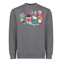Nurse Coffee Cups Heavyweight Sweatshirt | Teevron