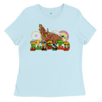 Blessed Afro Woman Hands Ladies Tee | Teevron