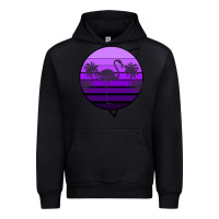Black Flamingo Palm Urban Hoodie - Bettercallsaul