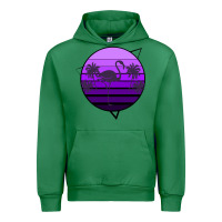 Emerald Flamingo Palm Urban Hoodie - Bettercallsaul