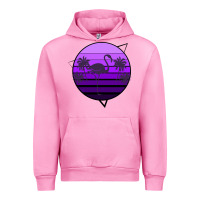 Fuchsia Pink Flamingo Palm Urban Hoodie - Bettercallsaul
