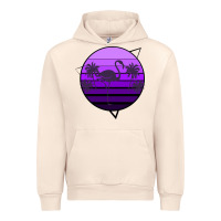 Sandshell Flamingo Palm Urban Hoodie - Bettercallsaul