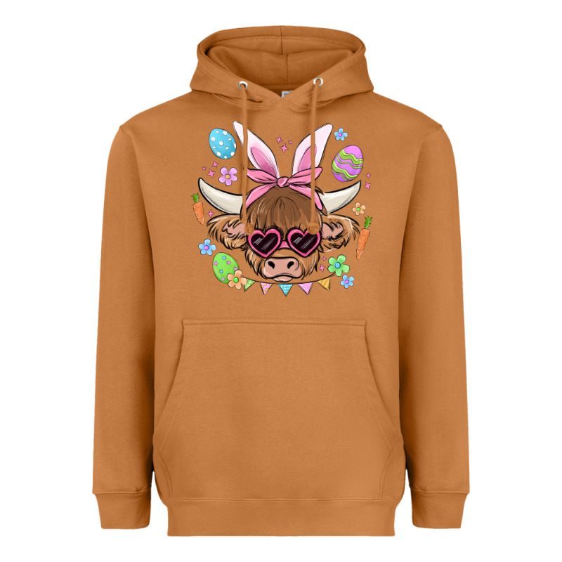 Easter Cow Heavyweight Hoodie by MaliasSmallBusiness | Teevron